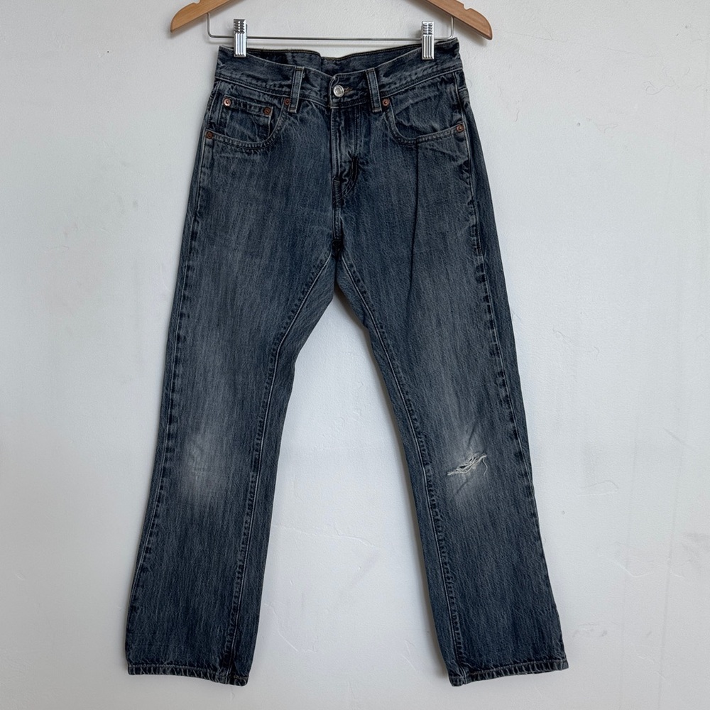Levi's 507 Medium Blue Slim Boot Jeans